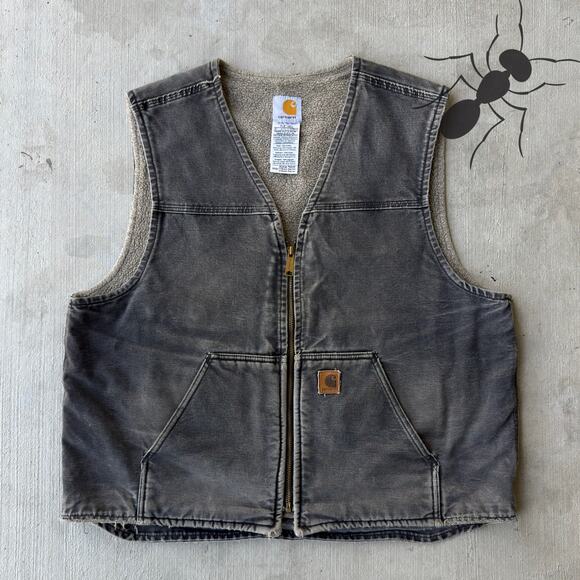 Carhartt Other - Vintage Y2K Carhartt V26 black work wear vest